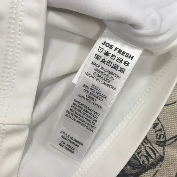 Joe Fresh Cherry Raglan Rashguard Swim Top - Picture 7 of 7